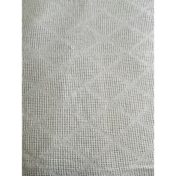 White Cotton Waffle Weave Blanket King USA WPL 1675 Vintage Diamond 25 Beacon ? - Picture 2 of 16